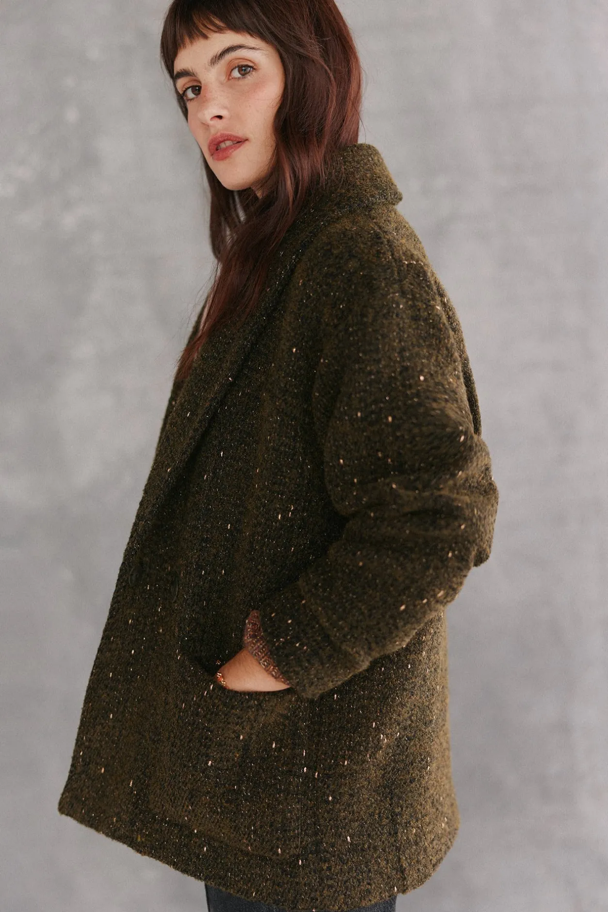 aitana_abrigo_corto_con_h_5.webp Clearance Aitana. Abrigo corto con hilo metálico Mujer Abrigos Y Chaquetas