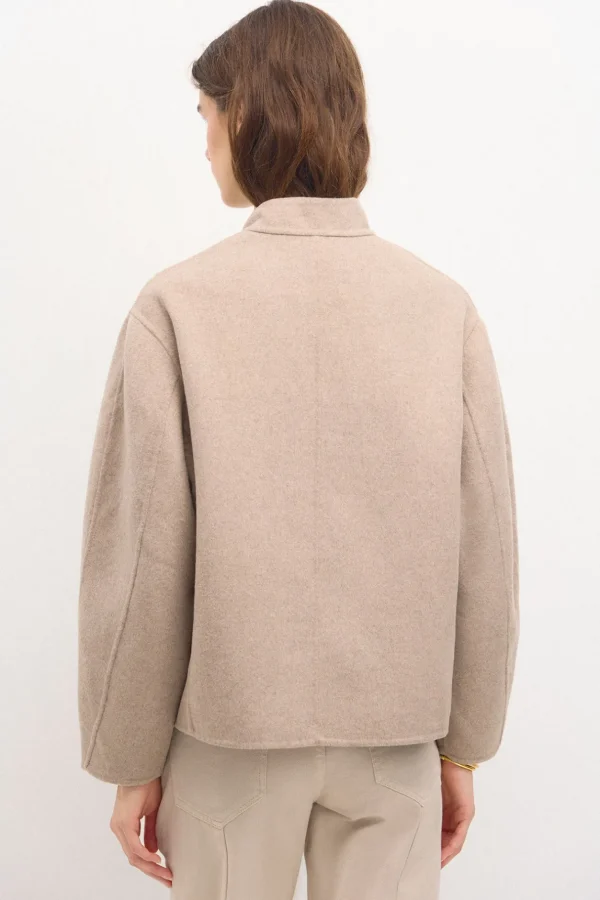 Shop Amanda. Abrigo corto de landa doble cara Mujer Abrigos Y Chaquetas