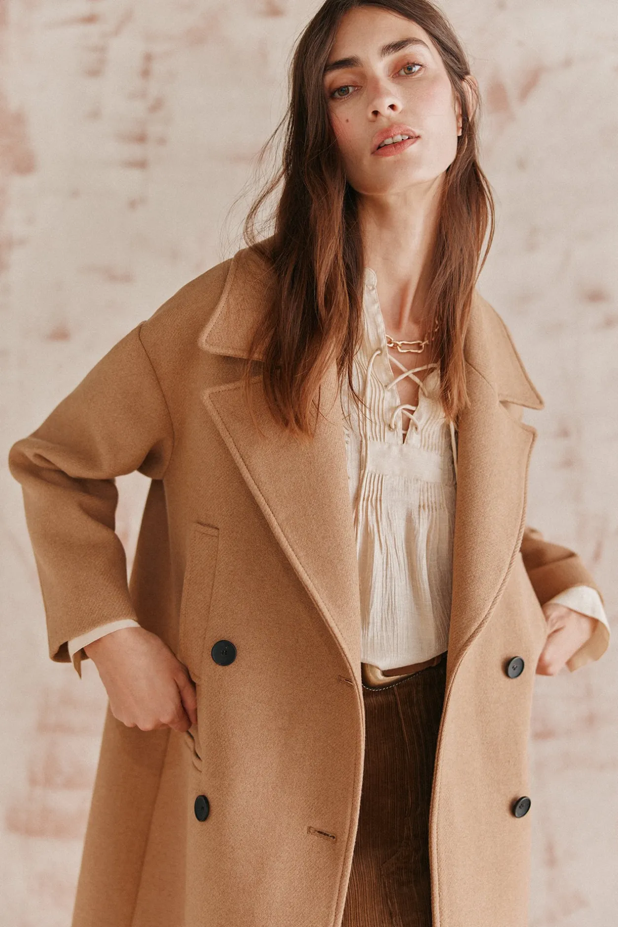 anne_abrigo_largo_de_mant_1.webp Discount Anne. Abrigo largo de Manteco Mujer Abrigos Y Chaquetas