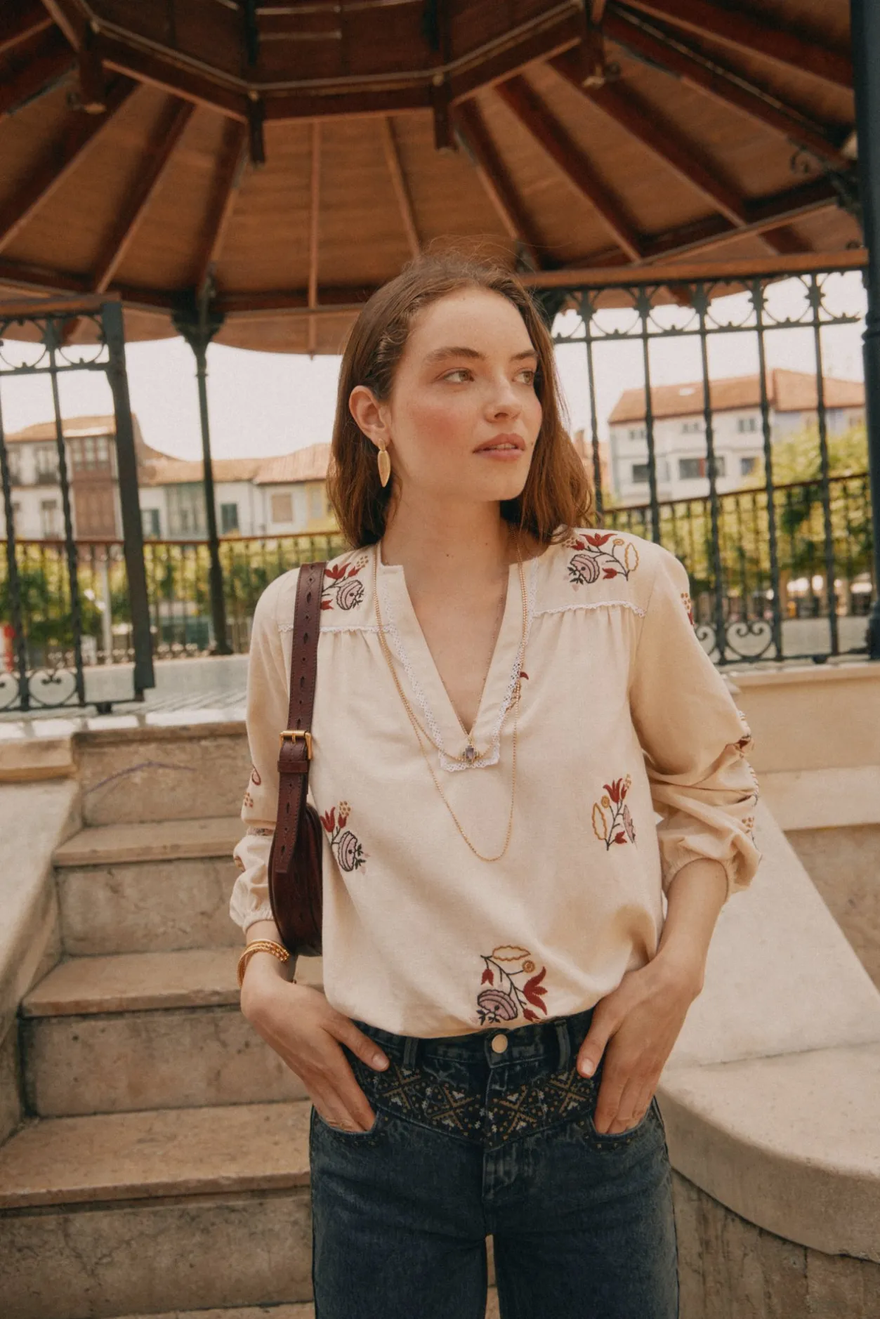 cala_blusa_bordada_0.webp Discount Cala. Blusa bordada. Mujer Blusas Y Camisas