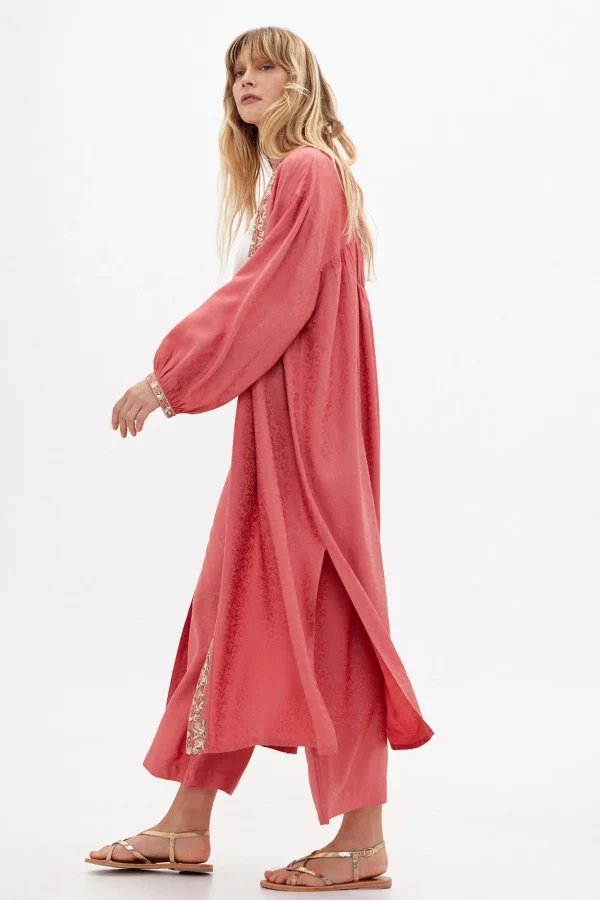 Store Cali. Kimono largo de jacquard Mujer Vestidos Y Monos | Abrigos Y Chaquetas