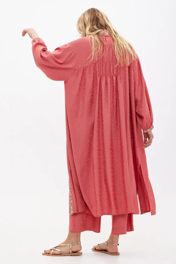 Store Cali. Kimono largo de jacquard Mujer Vestidos Y Monos | Abrigos Y Chaquetas