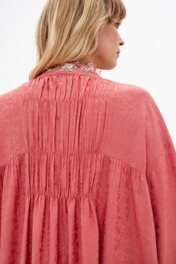 Store Cali. Kimono largo de jacquard Mujer Vestidos Y Monos | Abrigos Y Chaquetas