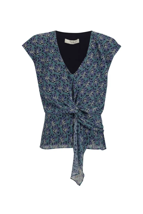 Store Camelia. Top nudo estampado lurex. Mujer Camisetas Y Tops