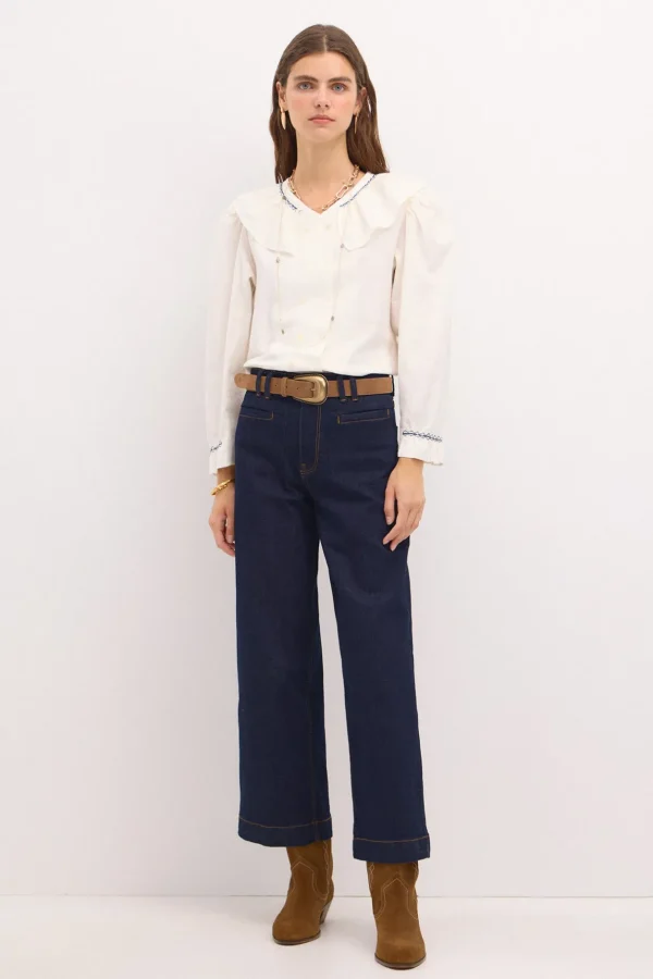 Sale Cara. Blusa algodón Mujer Blusas Y Camisas