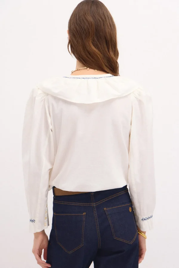 Sale Cara. Blusa algodón Mujer Blusas Y Camisas