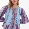 Shop Carina. Chaleco vaquero bordado Mujer Chalecos