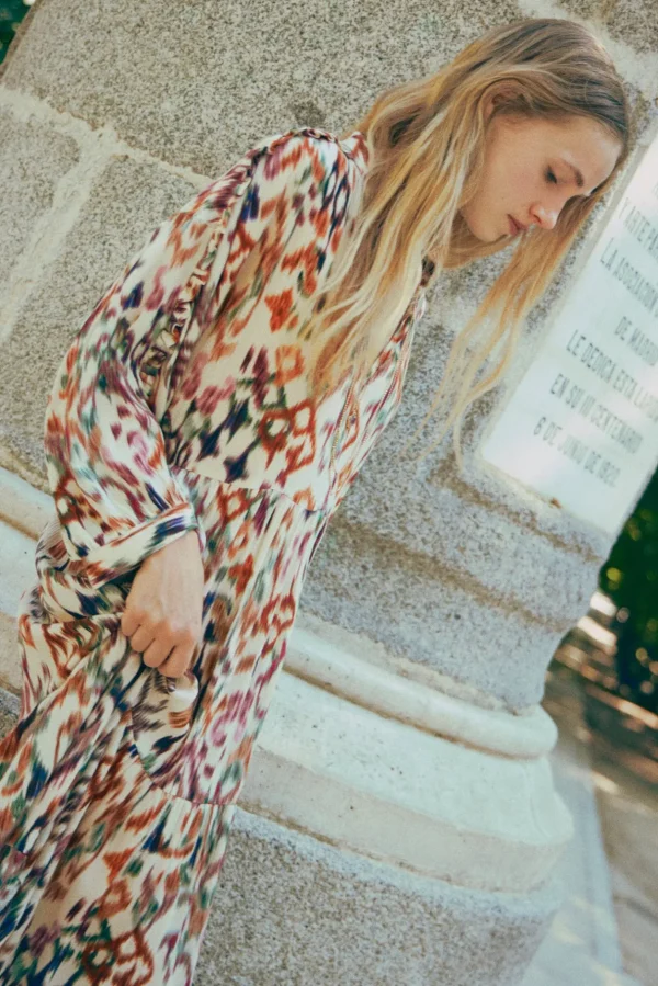 Cheap Carlota. Vestido estampado paneles. Mujer Vestidos Y Monos