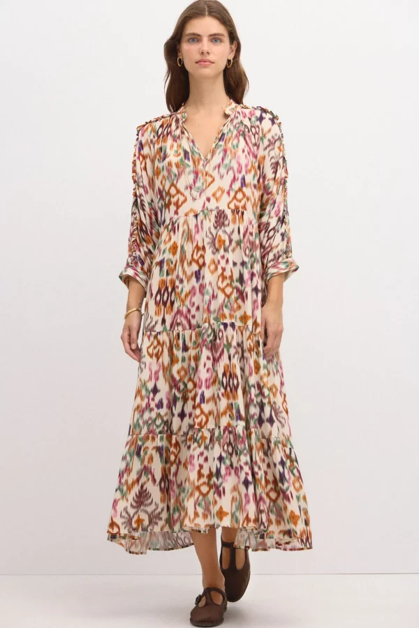 Cheap Carlota. Vestido estampado paneles. Mujer Vestidos Y Monos
