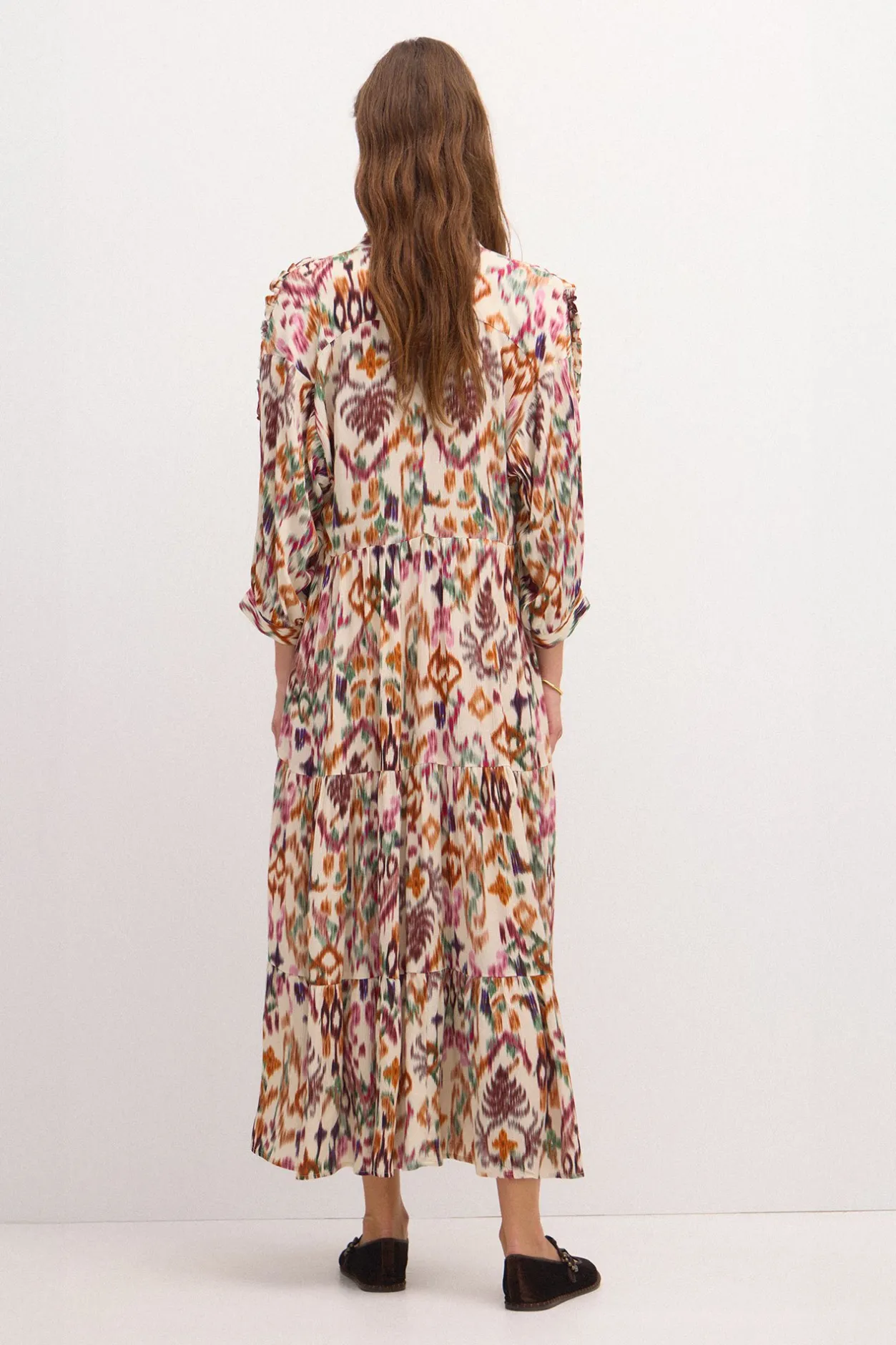 carlota_vestido_estampado_5.webp Cheap Carlota. Vestido estampado paneles. Mujer Vestidos Y Monos