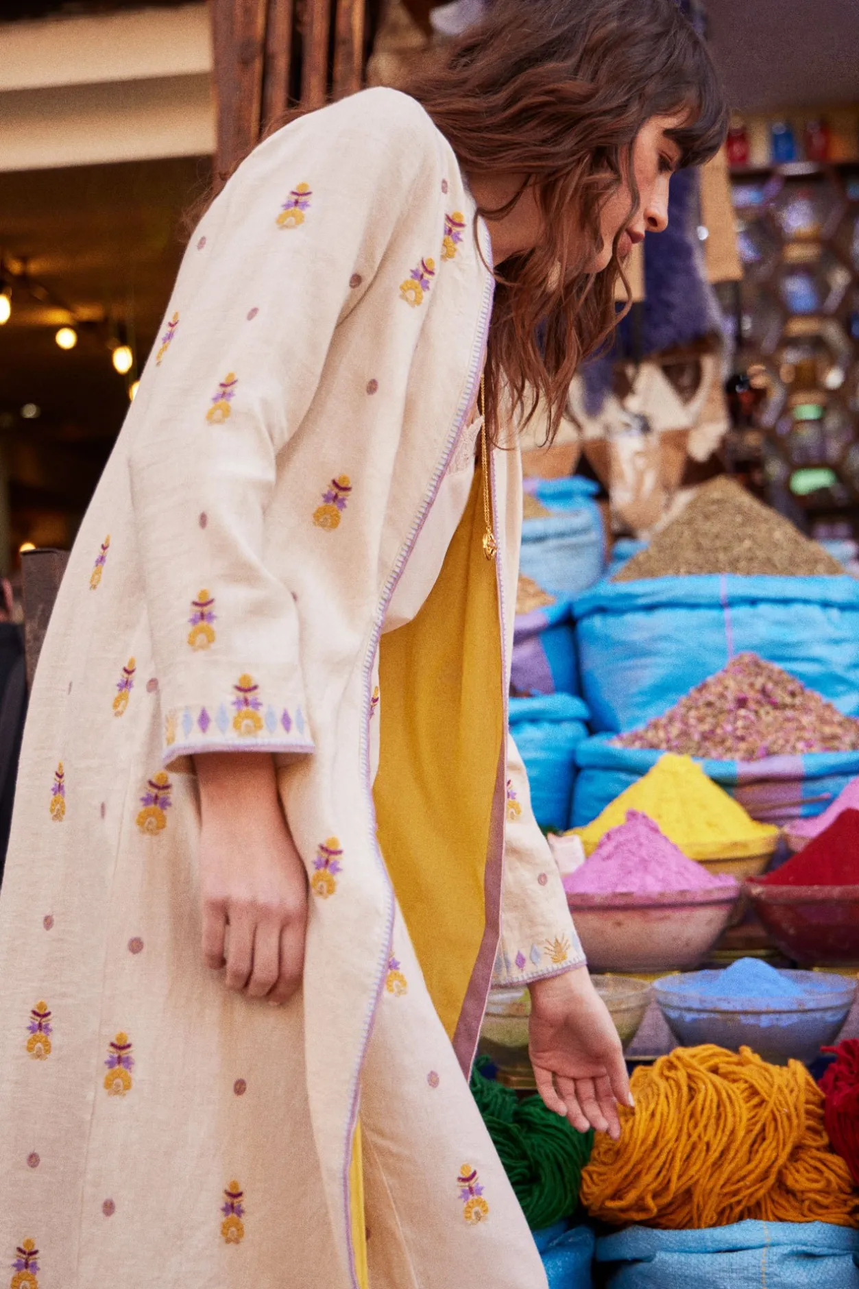 carmina_kimono_largo_de_l_0.webp Cheap Carmina. Kimono largo de lino bordado Mujer Vestidos Y Monos | Abrigos Y Chaquetas