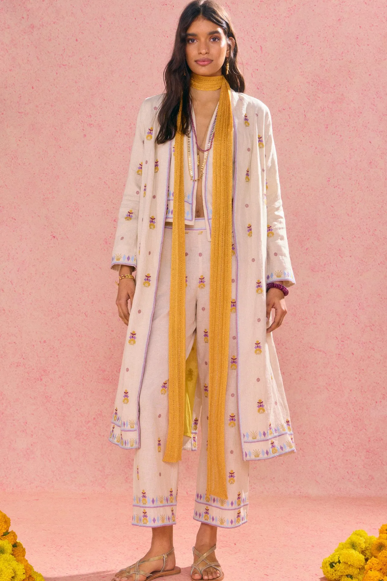 carmina_kimono_largo_de_l_6.webp Cheap Carmina. Kimono largo de lino bordado Mujer Vestidos Y Monos | Abrigos Y Chaquetas