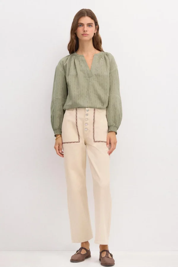 Sale Casandra. Blusa manga larga. Mujer Blusas Y Camisas