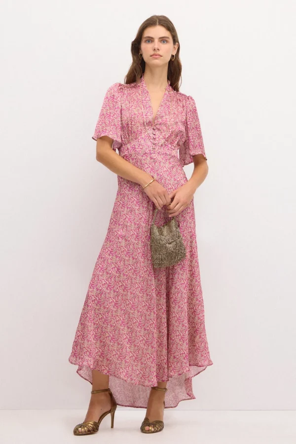 Outlet Casiopea. Vestido estampado botones. Mujer Vestidos Y Monos
