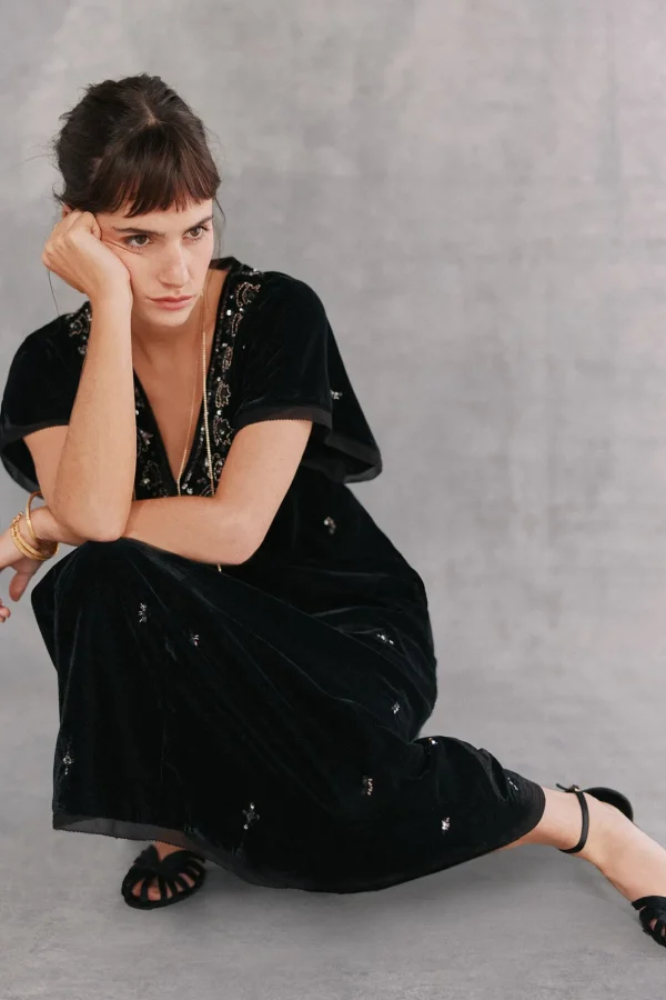 Hot Catia. Vestido bordado. Mujer Vestidos Y Monos