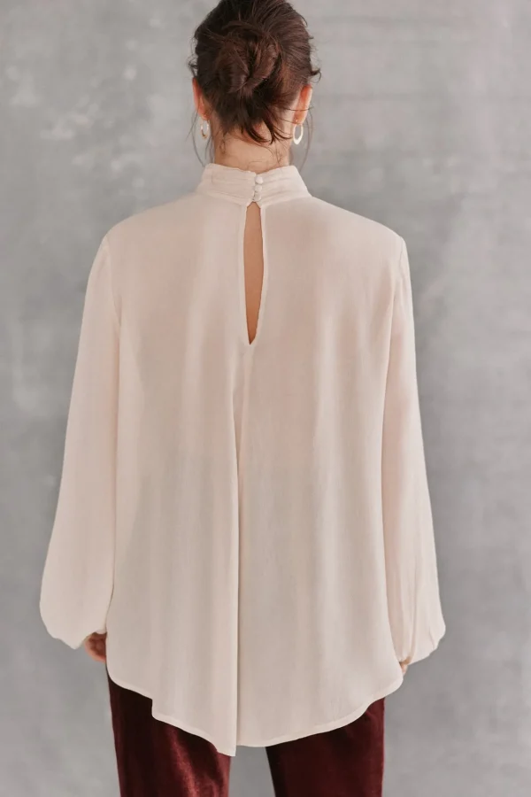 Cheap Celia.Blusa bordada Mujer Blusas Y Camisas