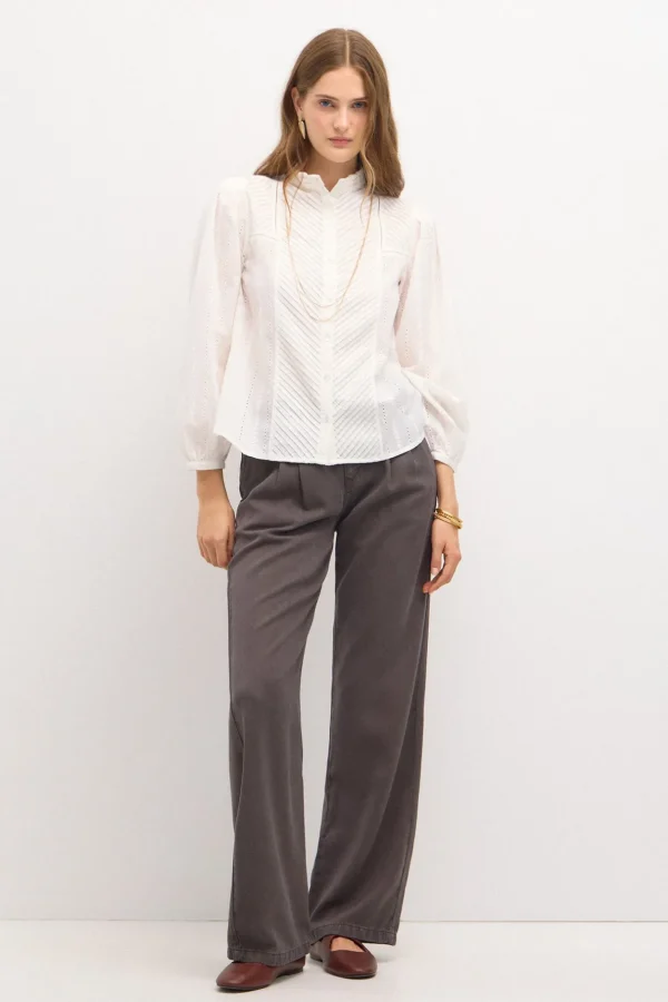 Fashion Claire. Blusa jaretas Mujer Blusas Y Camisas