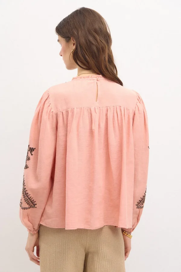 Discount Cleo. Blusa bordado étnico. Mujer Blusas Y Camisas