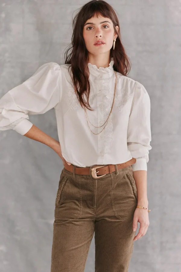 Shop Corina. Blusa bordada. Mujer Blusas Y Camisas