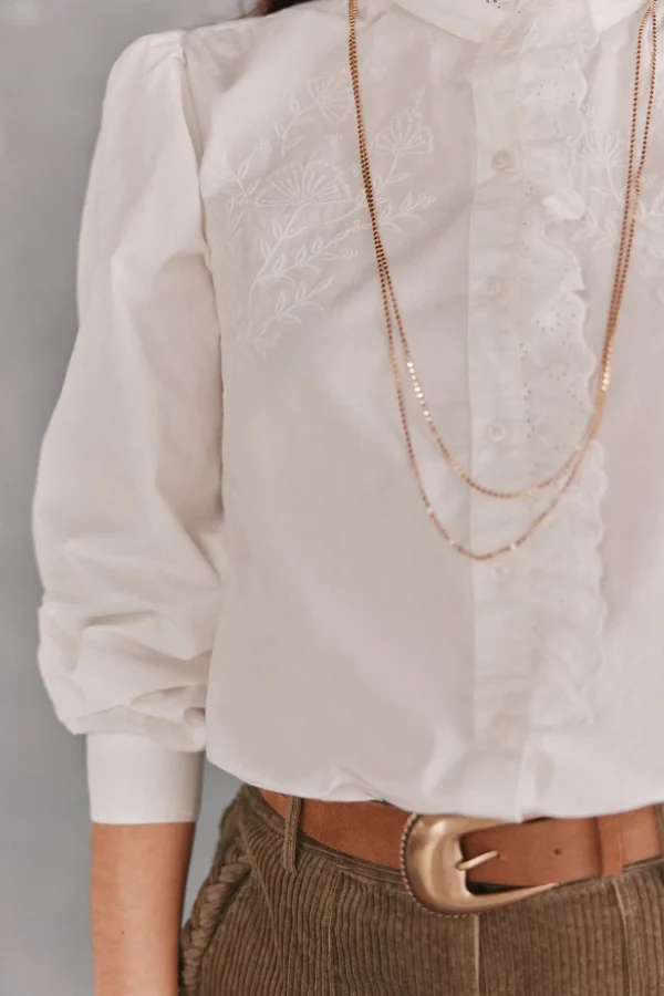 Shop Corina. Blusa bordada. Mujer Blusas Y Camisas