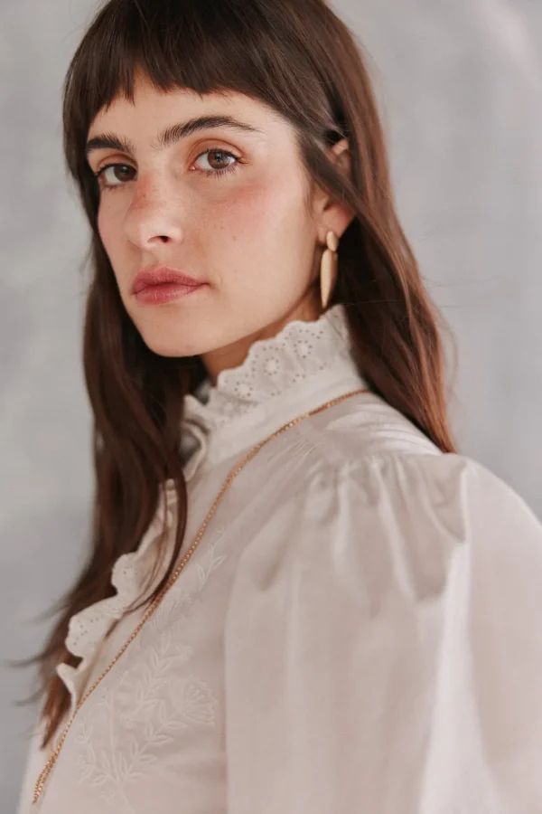 Shop Corina. Blusa bordada. Mujer Blusas Y Camisas