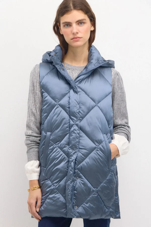 Flash Sale Dafne. Chaleco acolchado metalizado Mujer Chalecos | Abrigos Y Chaquetas