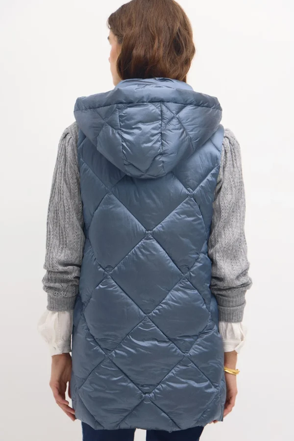 Flash Sale Dafne. Chaleco acolchado metalizado Mujer Chalecos | Abrigos Y Chaquetas