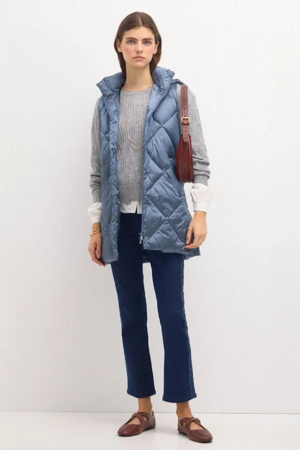 Flash Sale Dafne. Chaleco acolchado metalizado Mujer Chalecos | Abrigos Y Chaquetas