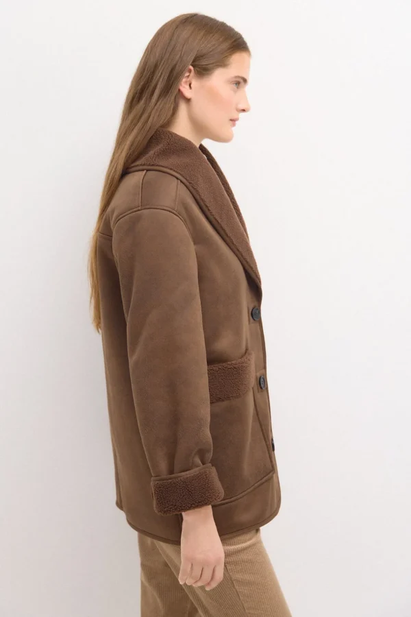 Cheap Dana. Abrigo doble faz amplio Mujer Abrigos Y Chaquetas