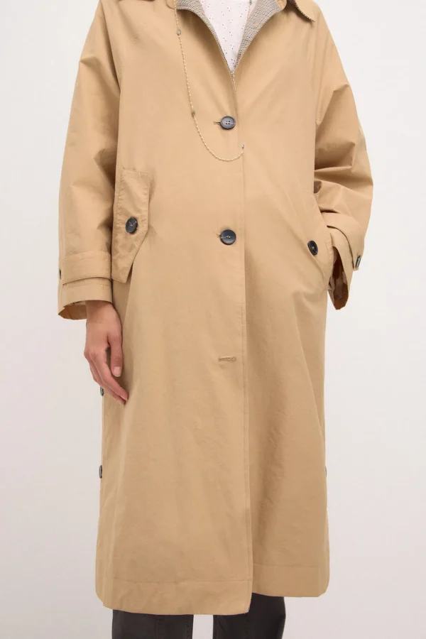 Store Danae. Gabardina larga oversize Mujer Abrigos Y Chaquetas