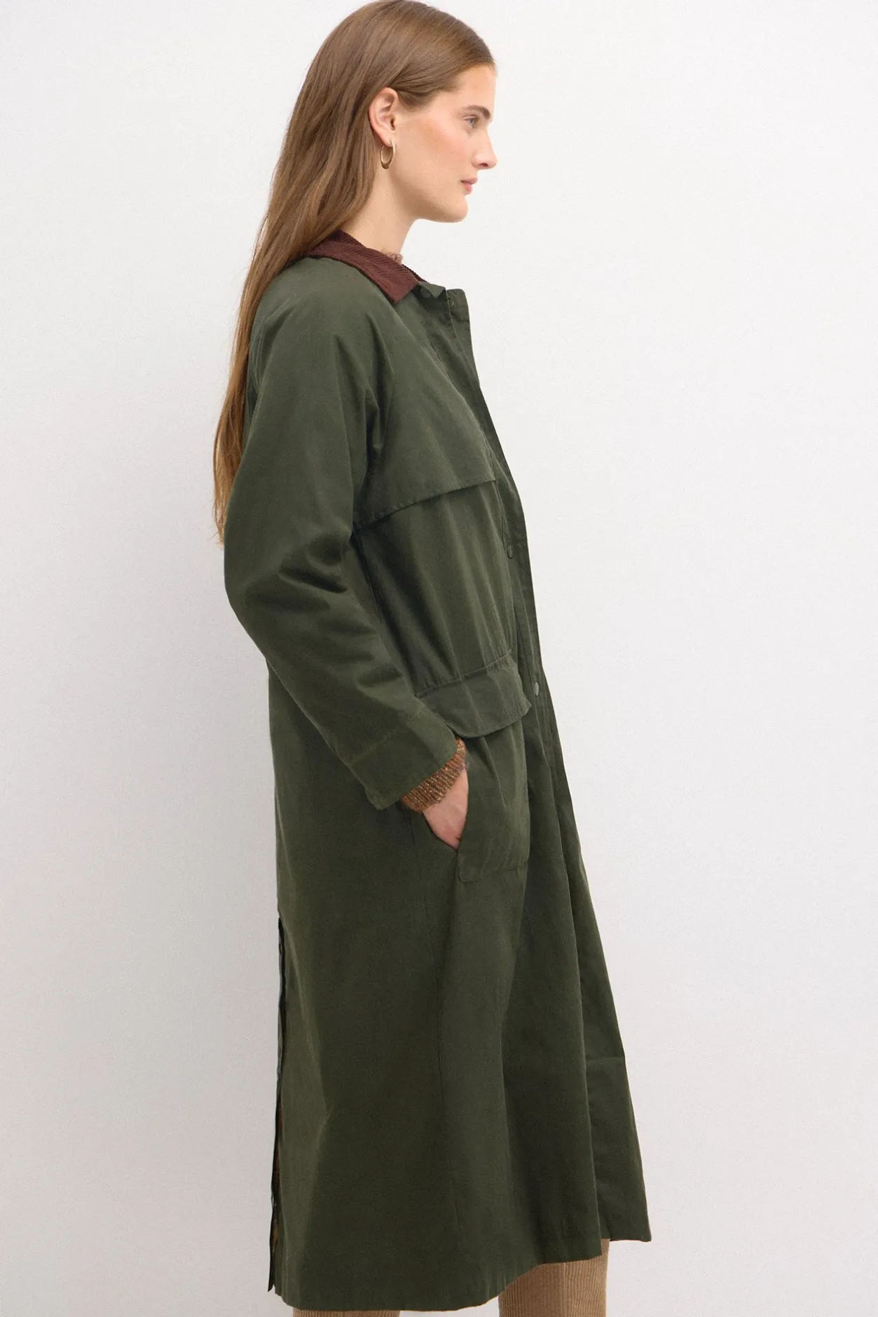 desir_parka_larga_encerad_1.webp Clearance Desiré. Parka larga encerada Mujer Abrigos Y Chaquetas