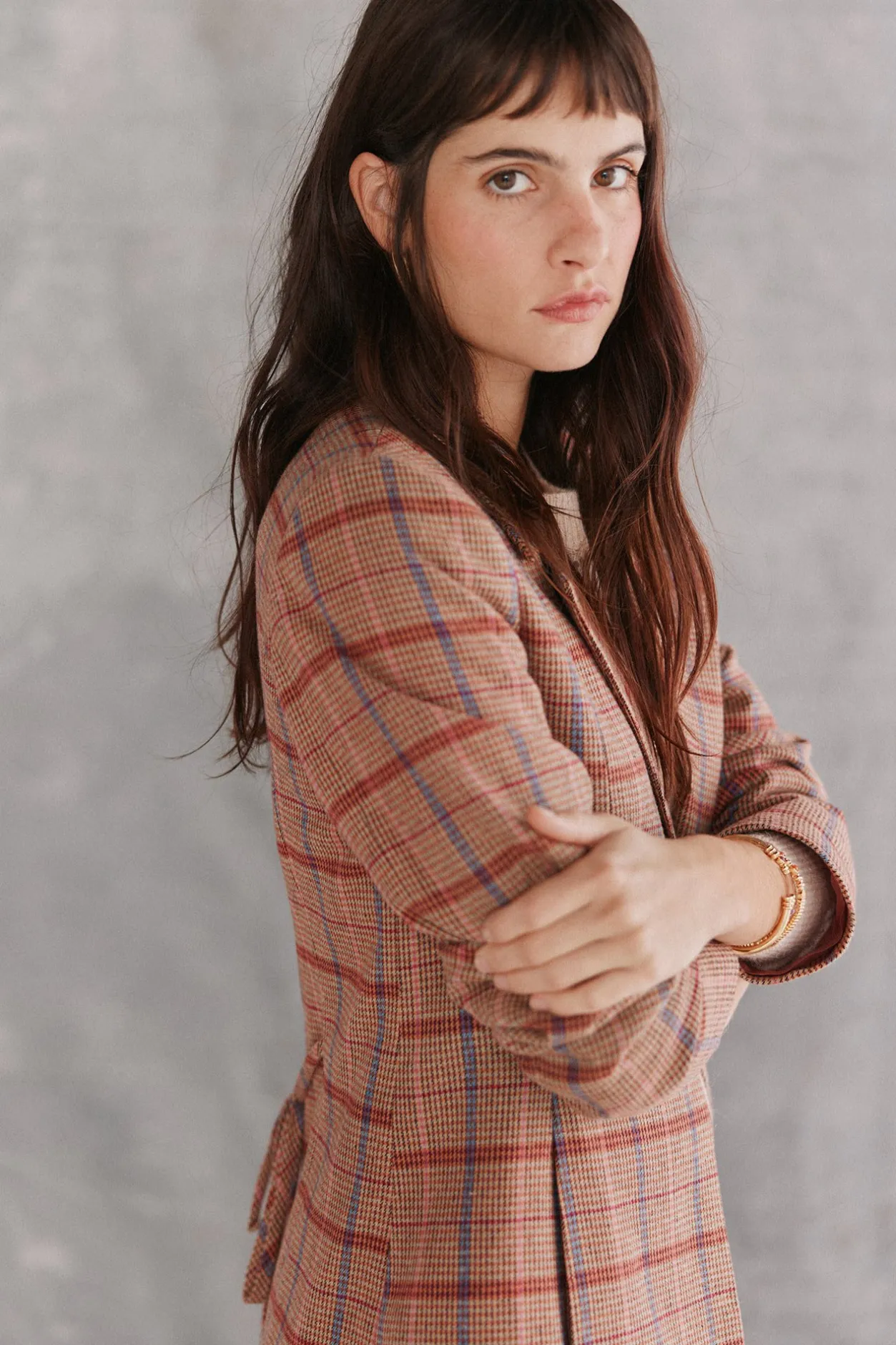 elisa_americana_de_cuadro_3.webp Shop Elisa. Americana de cuadros Mujer Blazers