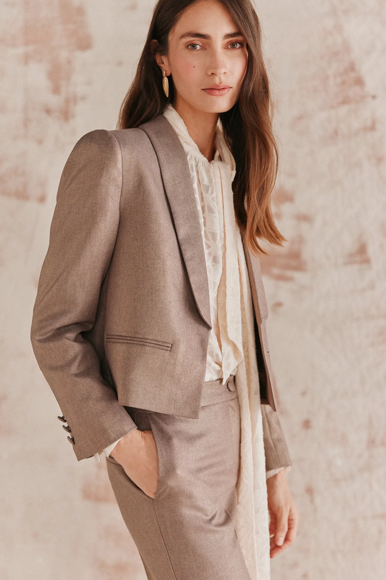 esperanza_americana_corta_0.webp Fashion Esperanza. Americana corta con lurex Mujer Blazers