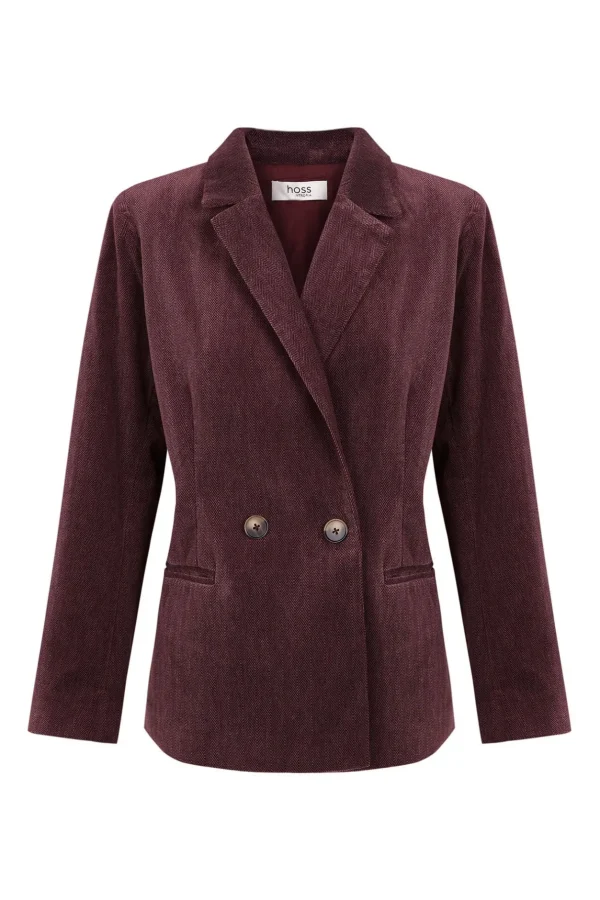Flash Sale Estefanía. Chaqueta cruzada terciopelo Mujer Blazers | Abrigos Y Chaquetas