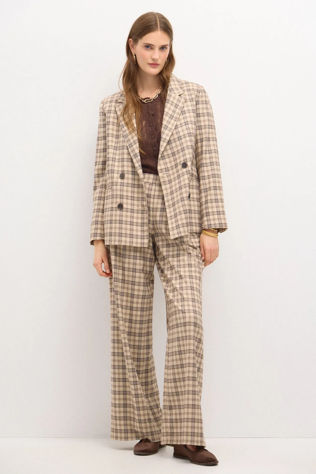estela_americana_de_cuadr_5.webp Outlet Estela. Americana de cuadros Mujer Blazers
