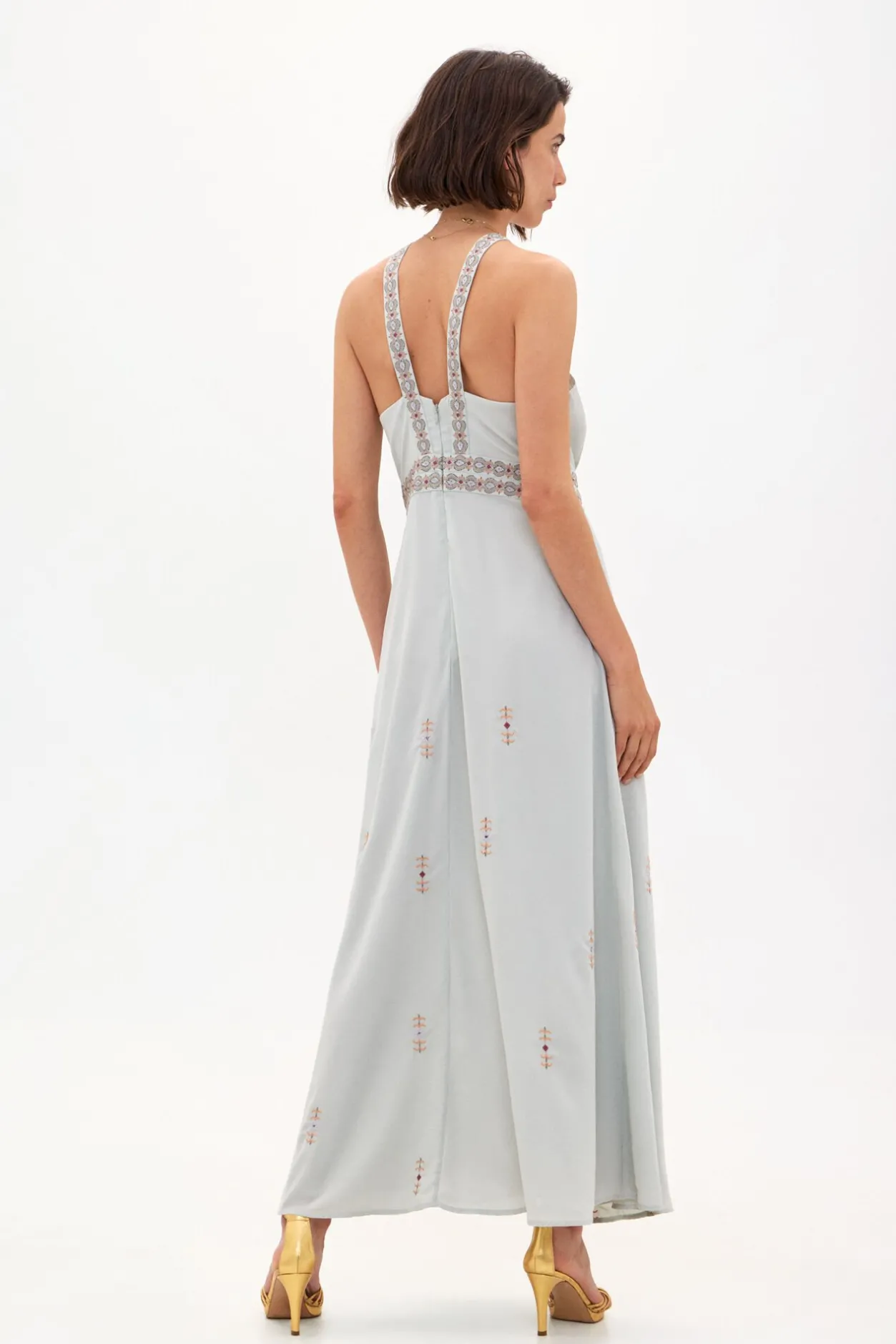 fanny_vestido_halter_bord_3.webp Clearance Fanny. Vestido halter bordados. Mujer Vestidos Y Monos