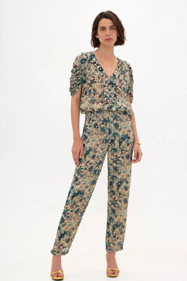 Flash Sale Fara. Blusa estampado lurex. Mujer Blusas Y Camisas