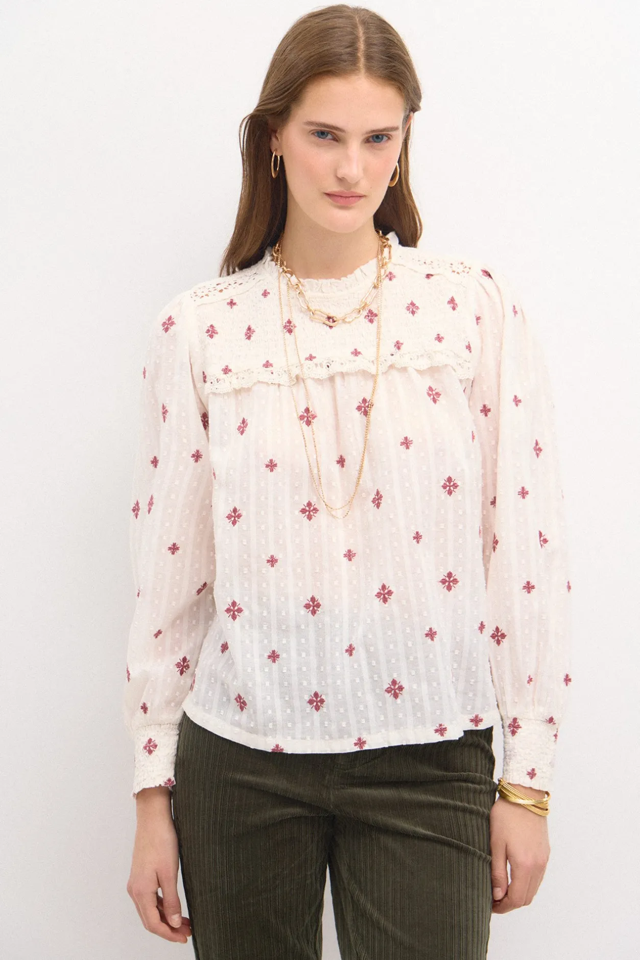 felicia_blusa_bordada_1.webp Best Felicia. Blusa bordada Mujer Blusas Y Camisas