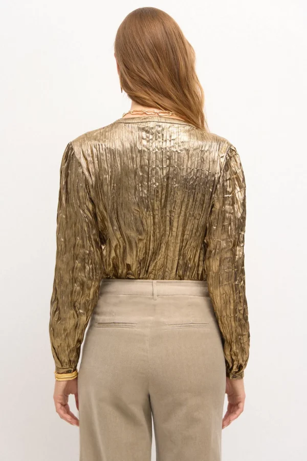 Store Fernanda. Blusa metalizada. Mujer Blusas Y Camisas