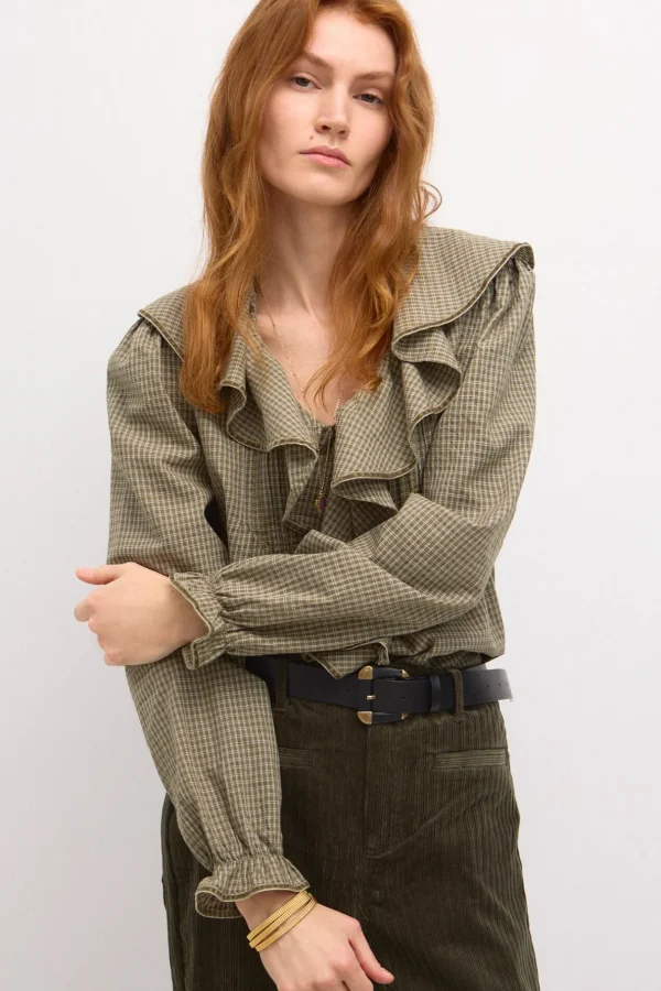 Shop Fiona. Blusa de cuadros. Mujer Blusas Y Camisas