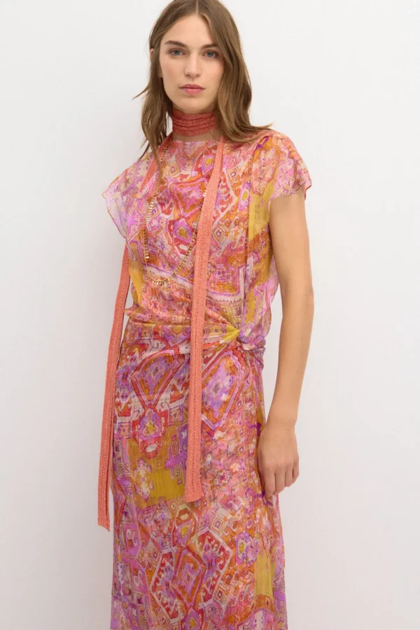 Best Sale Jara. Vestido seda nudo. Mujer Vestidos Y Monos