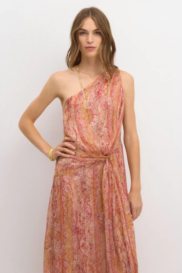 Flash Sale Julia. Vestido seda asimétrico. Mujer Vestidos Y Monos