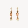 Outlet Leni.Pendientes hojas Mujer Bolsos Y Accesorios