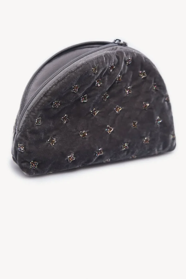 Best Leonor. Cartera terciopelo abalorios Mujer Bolsos Y Accesorios
