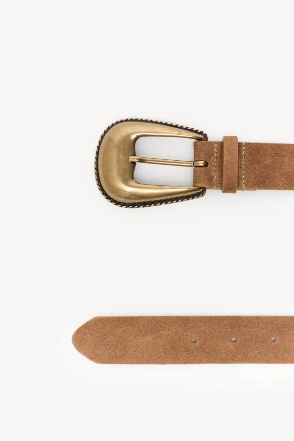 Flash Sale Liez.Cinturón serraje hebilla cowboy Mujer Bolsos Y Accesorios