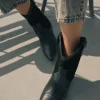 Hot Lola. Botines de serraje y napa Mujer Zapatos