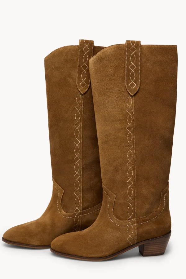 Sale Maialen. Botas de serraje cowboy Mujer Zapatos