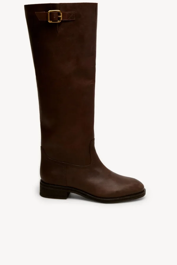 Best Sale Martina. Botas altas de piel Mujer Zapatos