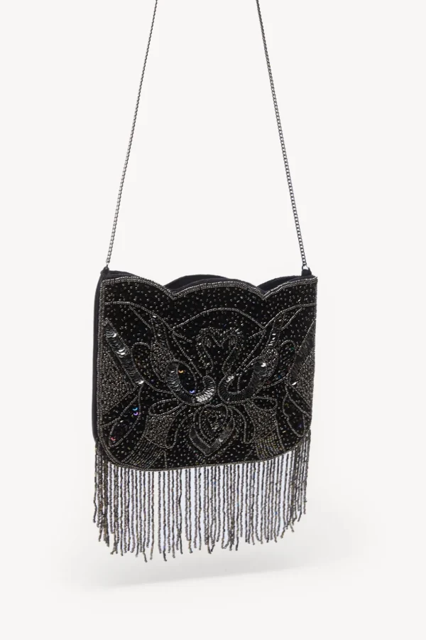 New Nahia. Bolso romántico abalorios Mujer Bolsos Y Accesorios