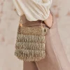 Outlet Nara. Bolso abalorios flecos Mujer Bolsos Y Accesorios